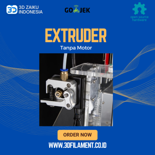 Reprap 3D Printer Extruder tanpa Motor